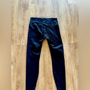 Lululemon black leggings size 10.